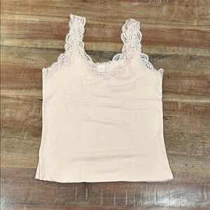 Only Hearts Soft Pink Lace-Trimmed Camisole